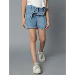 Tales & Stories Kids Light Blue Regular Fit Short-picture-43