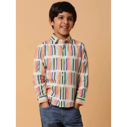 Tales & Stories Kids Multicolor Printed Full Sleeves Shirt-picture-38