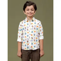 Tales & Stories Kids Multicolor Printed Full Sleeves Shirt-picture-40