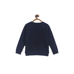 Tales & Stories Kids Navy Embroidered Sweatshirt image 2