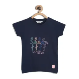 Tales & Stories Kids Navy Embroidered T-Shirt-picture-19