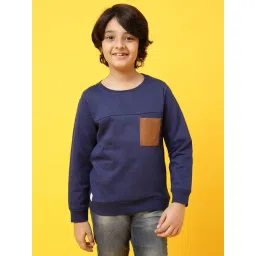 Tales & Stories Kids Navy Solid Sweatshirt-picture-48