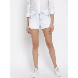 Tales & Stories Light Blue Shorts-picture-36