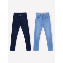 TALES & STORIES Pack Of 2 Boys Slim Fit Light Fade Stretchable Jeans-picture-34