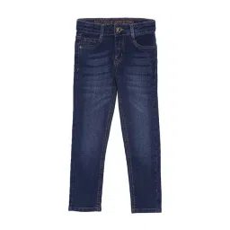 tales & stories Tales and Stories Kids Dark Blue Solid Jeans-picture-19