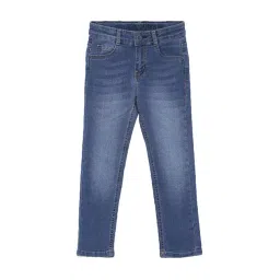 tales & stories Tales and Stories Kids Medium Blue Solid Jeans-picture-16