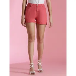 TALES & STORIES Women Mid-Rise Outdoor Above Knee Shorts-picture-17