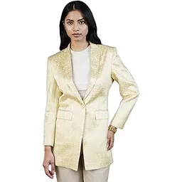 talethread Women's Blazer Polyester Cotton Blazer-picture-38