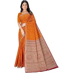 tamaira fashion Women's Warli Printed Pure Cotton Mulmul Saree Without Blouse Piece(2534&5_Parent)-picture-39