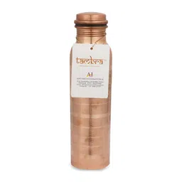 Tambra Copper-Toned Textured Pure Copper Jointless Water Bottle 1 ltr-picture-22