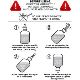 Tan45 14 x 12 x 5 cm 2 kg Rubber Electric Hot Water Bag image 4