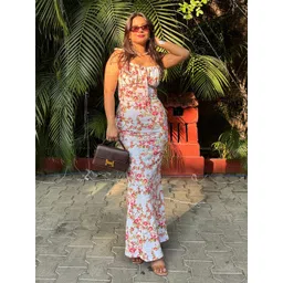 TANDUL Floral Print Maxi Dress-picture-14