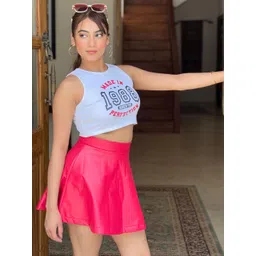 TANDUL Jacquard A-Line Mini Skirt image 4