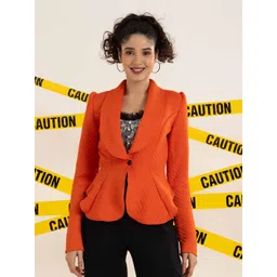 TANDUL Lapel Collar Tailored-Fit Blazer-picture-35