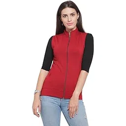 tandul Sleeveless Solid Women Jacket-picture-29