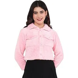 tandul Solid Pink Women's Jacket-Polyester, Regular, (10481)-picture-28