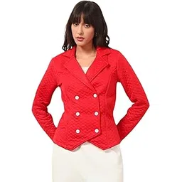 tandul Women Elegant Red Blazer-picture-36