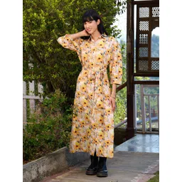 TANDUL Women Floral Print Maxi Dress-picture-29