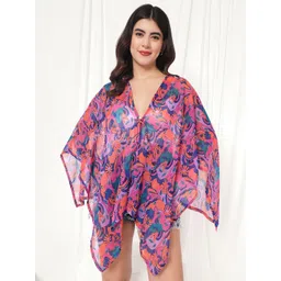 TANDUL Women Floral Printed Tie-Up Shrug-picture-19