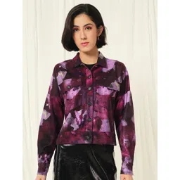 TANDUL Women Lightweight Tailored Jacket with Patchwork-picture-22