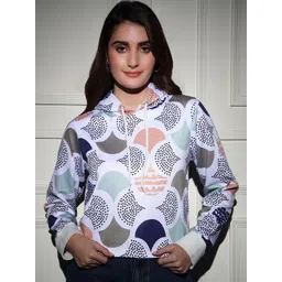 TANDUL Women Printed Hooded Pullover Sweatshirt-picture-38