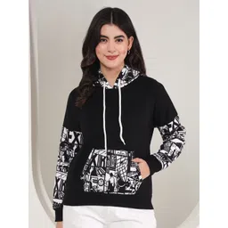 TANDUL Women Printed Hooded Sweatshirt-picture-37