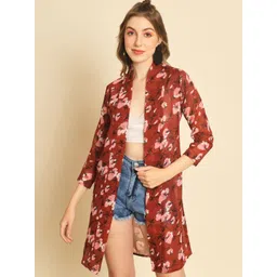 TANDUL Women Printed Longline Shrug-picture-21