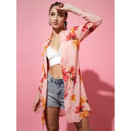 TANDUL Women Printed Longline Shrug-picture-10