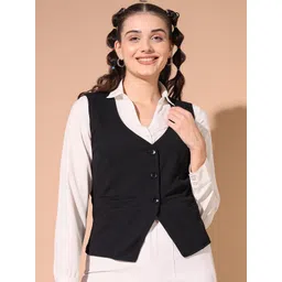 TANDUL Women Slim-Fit Waistcoat-picture-15