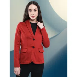 tandul Women Solid Single Breasted Casual Blazer-picture-15