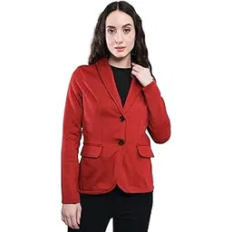 tandul Women’s Blazer- Maroon Blazer with Unique Design Full Sleeve Blazer with Winter Over Coat Blazer, Boost Your Style with Casual Jacket for Women & Girls-picture-33