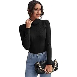tandul Women’s Sweater Black Sweater with Unique Design Full Sleeve Sweater Winter Warm Sweater, Boost Your Style with Casual Sweater for Women Diwali Gifts for Women-picture-53