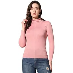 tandul Women's Sweater - Pink Regular Fit Stretchable Fabric Sweater, Gentle Machine Wash, Full Sleeve, Sweater for Women (8262)-picture-37