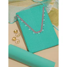 Taneira Geometric Woven Design Pure Cotton Unstitched Dress Material-picture-11