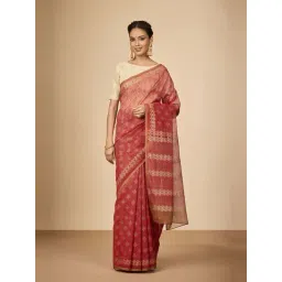 Taneira Light Red Printed Saree-picture-37