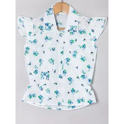 Tangerine Closet Women Floral Cotton Shirt Style Top-picture-19