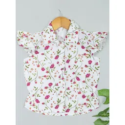 Tangerine Closet Women Floral Print Shirt Collar Shirt Style Top-picture-10