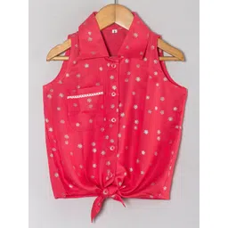 Tangerine Closet Women Shirt Collar Tie-Ups Cotton Shirt Style Crop Top-picture-38