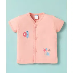 Tango Interlock Knit Half Sleeves Jhablas With Elephant Print - Pink-picture-16