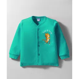 Tango Single Jersey Knit Full Sleeves Jhabla with Cub Print - Sea Green-picture-30