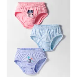 Tango Single Jersey Knit Panties with Space Theme Print Pack of 3 - Pink Aqua & Sky Blue-picture-22