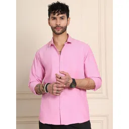 Tanip Men Solid Spread Collar Casual Shirt-picture-23
