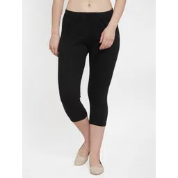 Tanish Capri for Women's/Girl Women Black Capri-picture-23