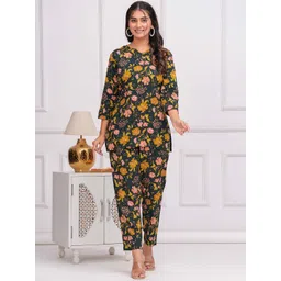 TANISHA Floral Printed Round Neck Tunic & Trouser-picture-10