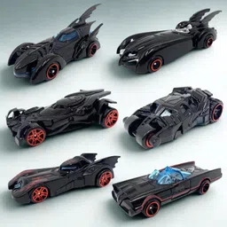 tanishka creation 1:64 Scale Black Superhero Die-Cast Mini Racing Car Set-picture-19