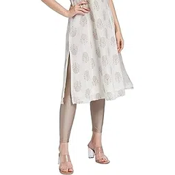 Tanishka Women's Shimmer Angle Length Leggings Stretchable | Soft & Comfortable Fit | SizeChart : Waist inch, L : 28-30 inch, XL :32inch, 2XL : 34 inch, 3XL :-36-picture-47