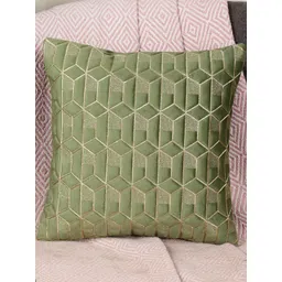 TANLOOMS Green Velvet Square Cushion Covers-picture-21
