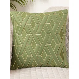 TANLOOMS Green Velvet Square Cushion Covers image 1