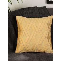 TANLOOMS Yellow Velvet Square Cushion Covers-picture-27