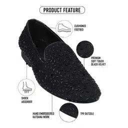 TANNY SHOES Men Velvet Mojaris image 5